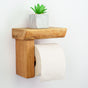 Toilet paper holder CULTUS solid oak handmade