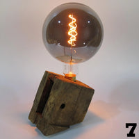 Rökkri Dimmable Oak Table Lamp Handmade — Ansicht 8
