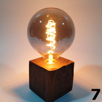 Skumring Table Lamp Smoked Oak 9x9cm handmade — Ansicht 13