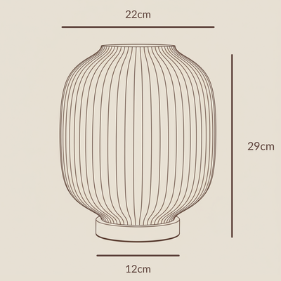 Puro Lamp - 3D-Printed Table Lamp Made from Recycled Bioplastic