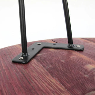 Couchtisch aus altem Weinfassdeckel "Intona AM-TP" – Handgefertigt | Nachhaltig | Einzigartig