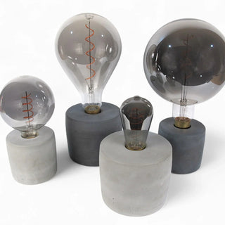 Strokka | Tischlampe Ø14cm aus Beton – Modern | Minimalistisch | Langlebig