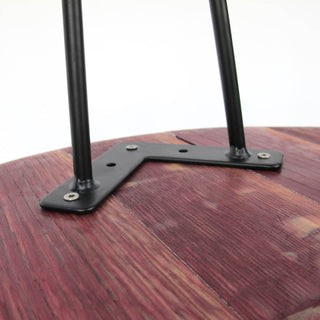 Coffee table made from an old wine barrel lid "Intona AM-TP" – Handmade | Sustainable | Unique