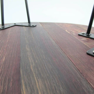 Couchtisch aus altem Weinfassdeckel Ø54cm "Duero Baños de Valdearados" – Handgefertigt | Rustikal & Modern | Nachhaltig