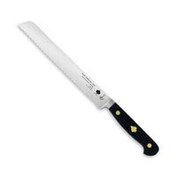 POM PIKAS MASTER Bread Knife – hand-forged with serrated blade — Ansicht 1