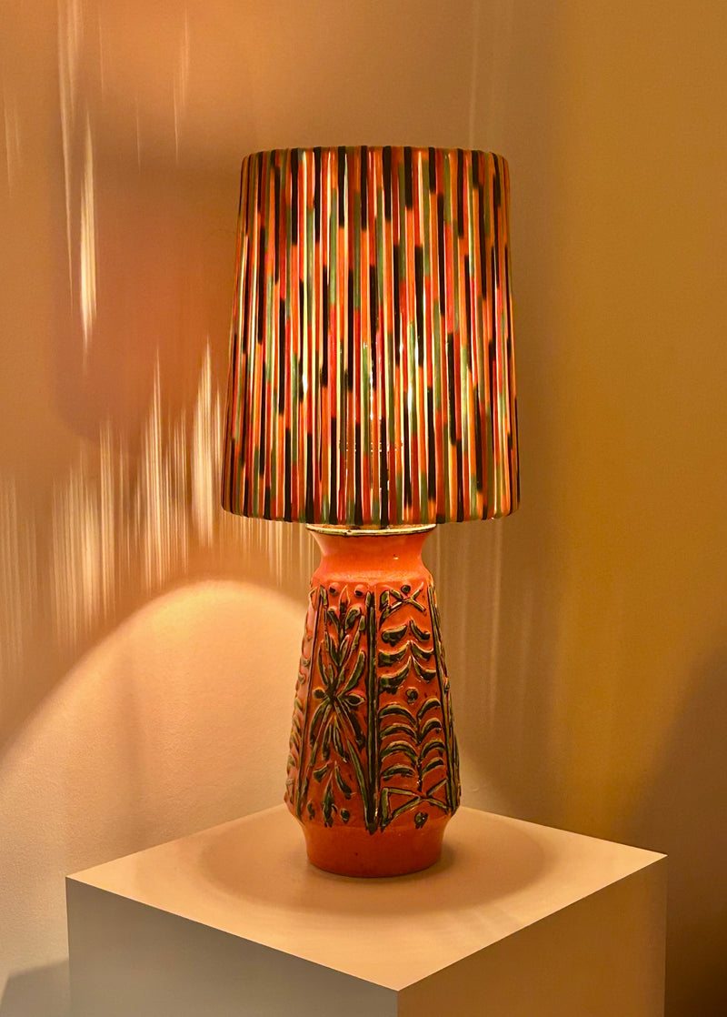 Seltene Uebelacker Vasenlampe – Keramik Tischlampe 1960er/70er — Ansicht 18