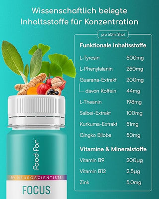 FOODFOR Shots - Fördert Entspannung, innere Ruhe und Stressabbau made in Switzerland
