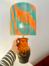 Kabellose Vasenlampe aus West German Pottery – Fat Lava Krug | Pop Weave Collection — Ansicht 6