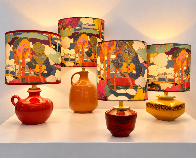 The Archive Collection: Kleine Akku-Lampe mit Liberty-Stoff „Prospect Road“ — Ansicht 3