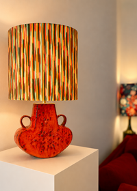 70er Jahre Pop Art Tischlampe - Upcycling West German Pottery — Ansicht 2