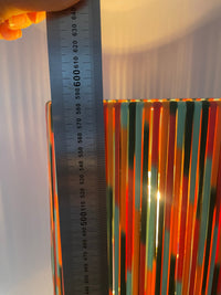 Fat Lava 70er Jahre Tischlampe von S.P. Gerz - mit Pop Weave Schirm — Ansicht 10