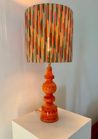 Kleine 70 Jahre Stehlampe mit Pop Art String Schirm — Ansicht 3