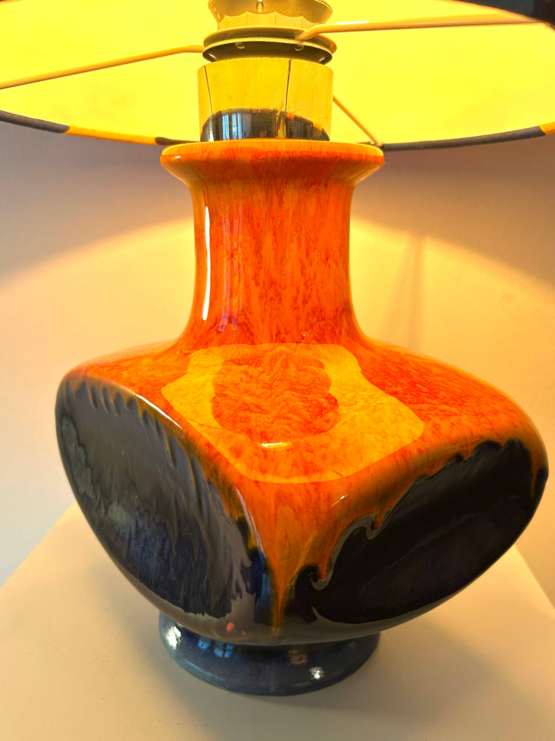 Pop Art Lampe PAN Keramik Space Age Schirm Cari Zalloni Goebel — Ansicht 6