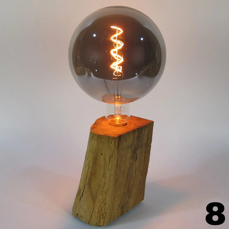 Rökkri Dimmable Oak Table Lamp Handmade — Ansicht 9
