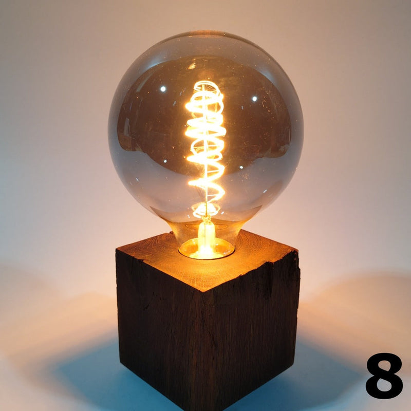 Skumring Table Lamp Smoked Oak 9x9cm handmade — Ansicht 14