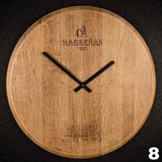 Viini Kello – Wall clock made from a wine barrel lid | Sustainable | Handmade | Made in Germany