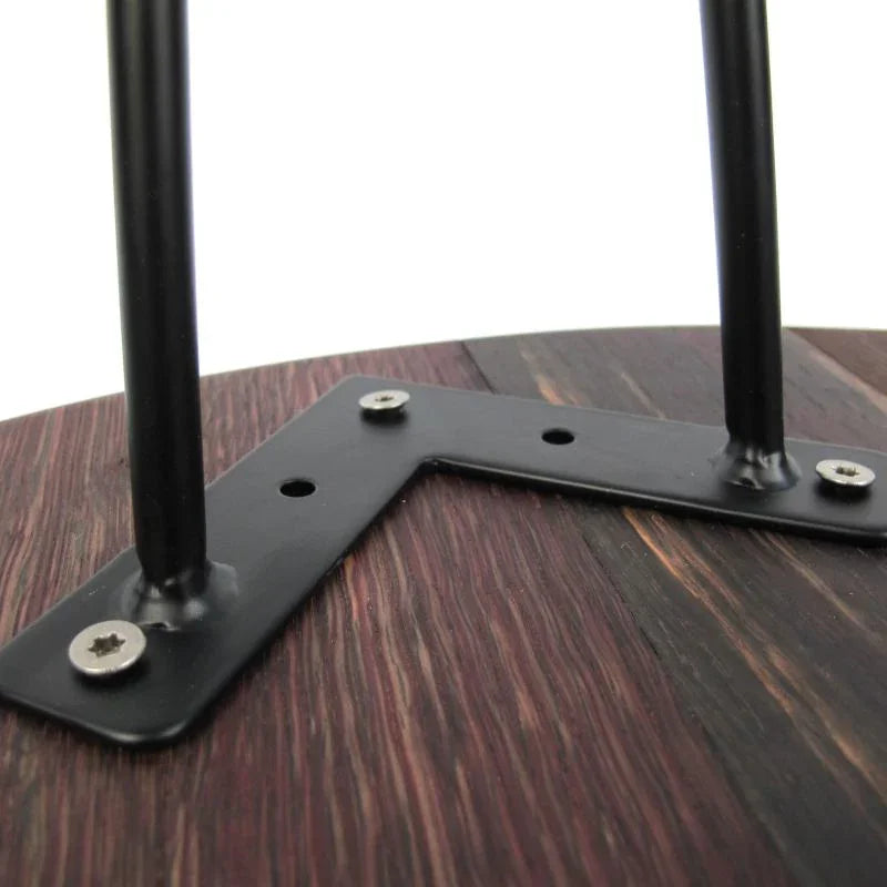 Couchtisch aus Weinfassdeckel Ø54cm „Duero Baños de Valdearados“ – Handgefertigt — Ansicht 7
