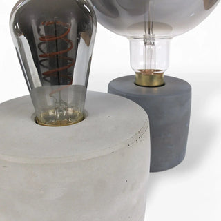 Strokka | Tischlampe Ø11cm aus Beton – Kompakt | Modern | Langlebig