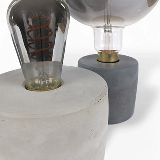 Strokka | Tischlampe Ø14cm aus Beton – Modern | Minimalistisch | Langlebig