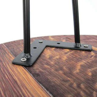 Couchtisch aus altem Weinfassdeckel Ø53cm "Rocaro Wine & Barrels" – Handgefertigt | Rustikal | Nachhaltig