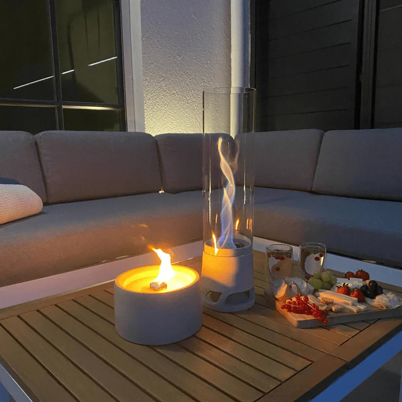 LUCEO Design Table Fire with Rotating Flame and 2500 W Heat Output — Ansicht 8