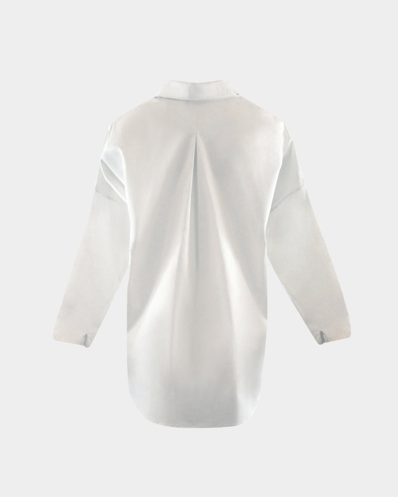 ALINE CELI Oversized Shirt Blouse – 100% Cotton — Ansicht 2