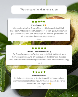 Avo Dream Cleansing Gel | Sanfte Reinigung | Mit Avocadoöl & Weißem Tee