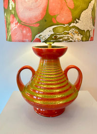 Skulpturale Tischlampe aus Fohr Vase – West Germany, kabellos — Ansicht 4