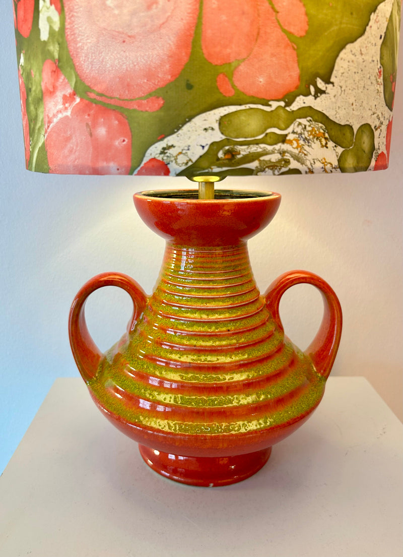 Skulpturale Tischlampe aus Fohr Vase – West Germany, kabellos — Ansicht 4