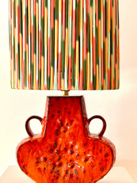 70er Jahre Pop Art Tischlampe - Upcycling West German Pottery — Ansicht 17