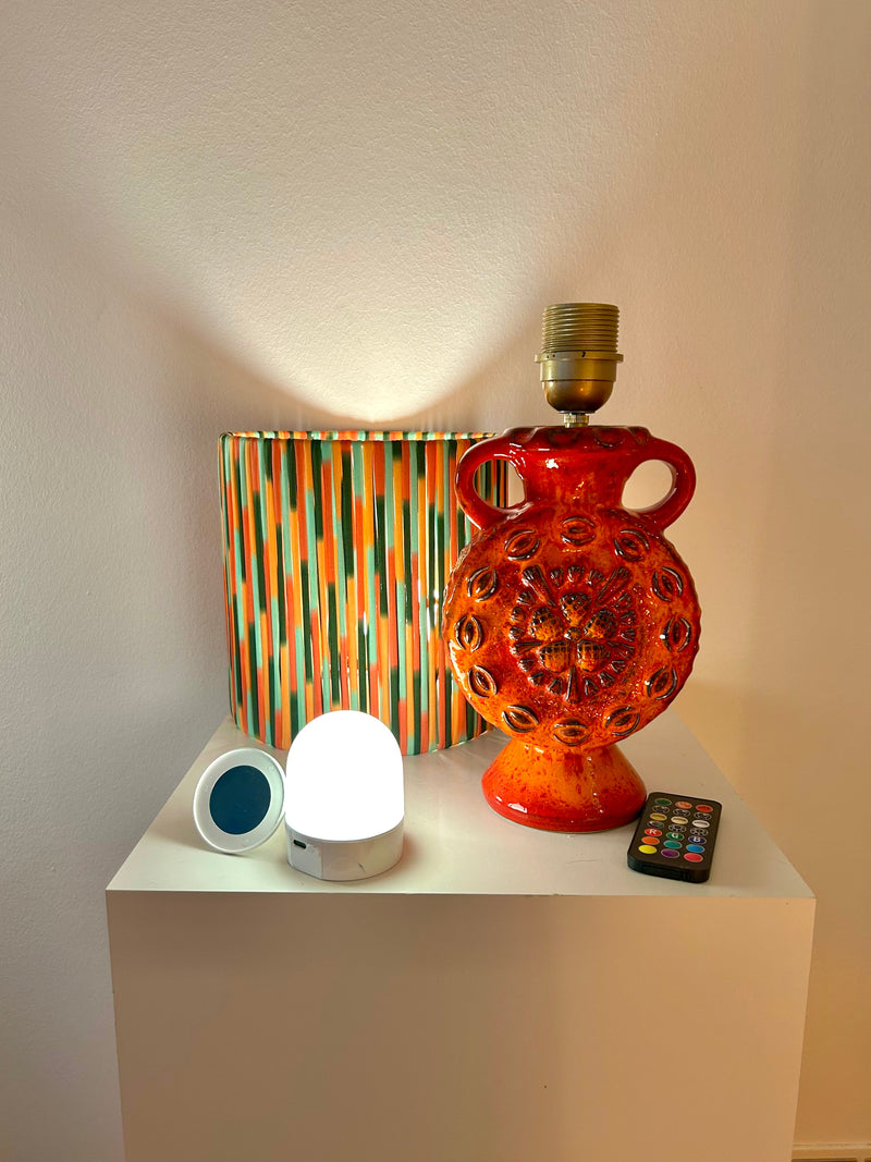 Pop Art Table Lamp Dümler Breiden - Vintage Ceramic Upcycling LED — Ansicht 14
