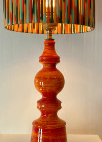 Kleine 70 Jahre Stehlampe mit Pop Art String Schirm — Ansicht 2