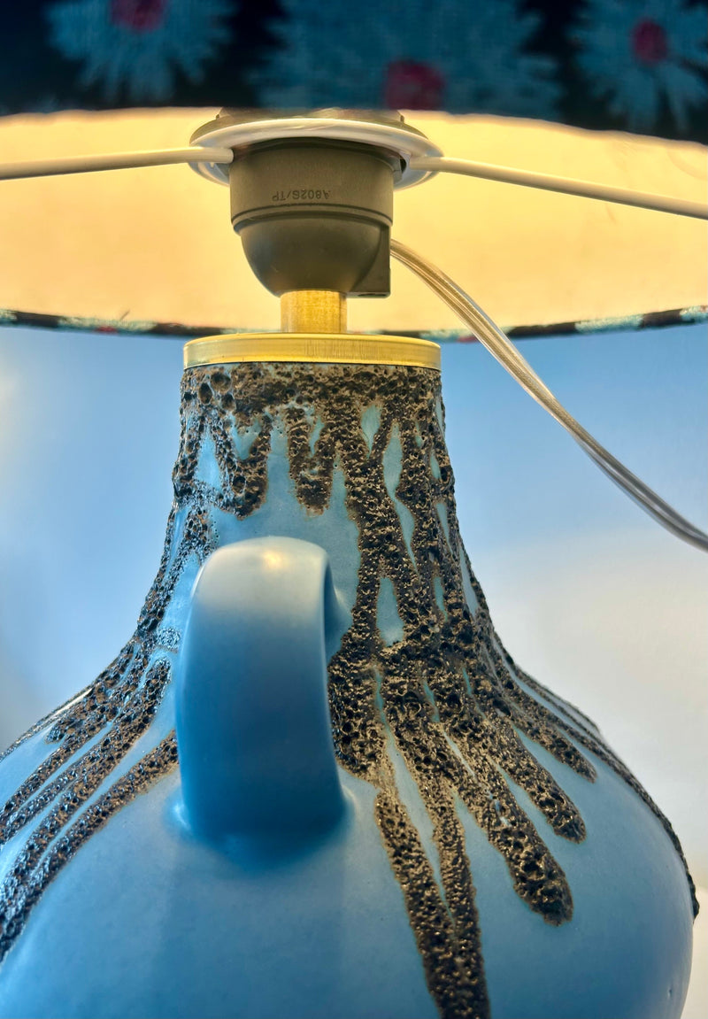 Seltene Fohr Vasenlampe – West German Pottery Fat Lava — Ansicht 16