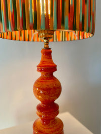 Kleine 70 Jahre Stehlampe mit Pop Art String Schirm — Ansicht 5