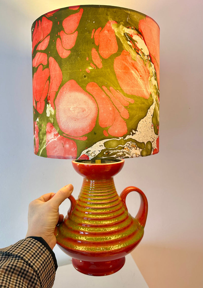 Skulpturale Tischlampe aus Fohr Vase – West Germany, kabellos — Ansicht 10