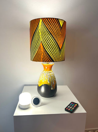 Fat Lava Bay Keramik Lampe - kabellose LED-Leuchte