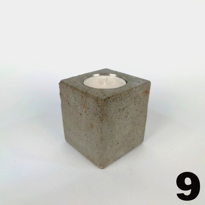 Beton Teelichthalter Steypu – Beton & Edelstahl, handwerklich gefertigt — Ansicht 9