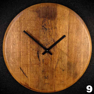 Viini Kello – Wall clock made from a wine barrel lid | Sustainable | Handmade | Made in Germany