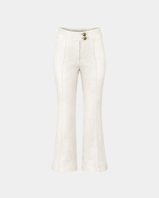 Marlene Sustainable Fabric Linen Trousers, elegant linen trousers | High-waist | Organic linen | EU production