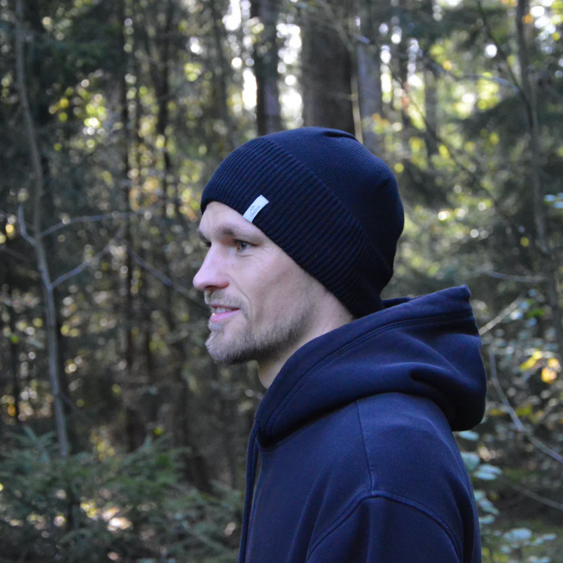 Moosbach Beanie – Merino Wool & Recycled Polyester | Made in Germany — Ansicht 9