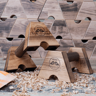 ATHLETTS wooden push-up handles – compact, ergonomic &amp; sustainable | For training on the go &amp; at home