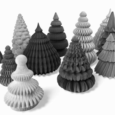 Kiri Weihnachtsbaum aus Beton – modern, in zwei Größen