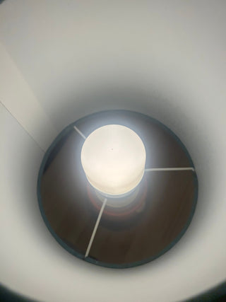 70er Jahre Jasba Vasenlampe mit japanischem Koi-Schirm