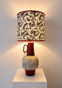 Große Bay-Keramik Lampe Brutalismus Fat Lava Mid Century 41 cm — Ansicht 1