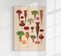 Beets Chart Botanical Poster – Fine Art Paper or Canvas, UV Archival
