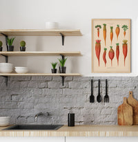 Chard Root - Botanical Chart Poster | Fine Art Canvas — Ansicht 2