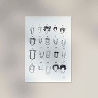 Penis B&W Chart Art Print – André Humeres Berlin — Ansicht 3