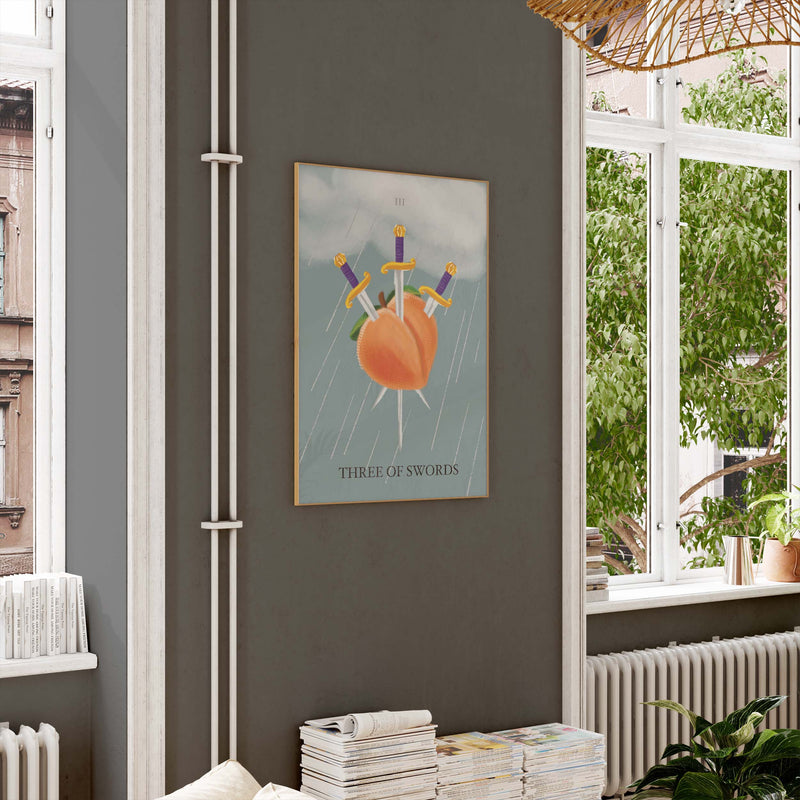 Three of Swords Art Print – Kunstdruck von André Humeres — Ansicht 2