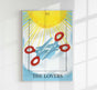 The Lovers: Scissors Art Print von André Humeres – Kunstdruck Berlin