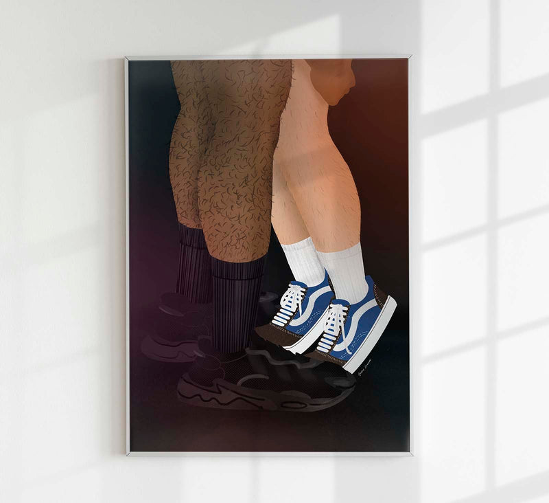 Club Embrace Art Print by André Humeres – Kunstdruck Berlin — Patroa Studio
